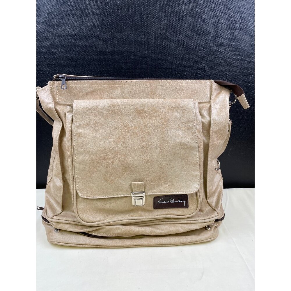 Nuccio Bentory Unisex Beige Travel Bag/Carry on bag SKU 5081